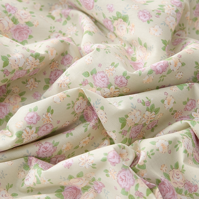 91家纺网 家纺一手货源 找家纺 绘萱家居 2025新款 100%全棉纯棉印花夏被四件套【 花型持续更新】 X点点繁花