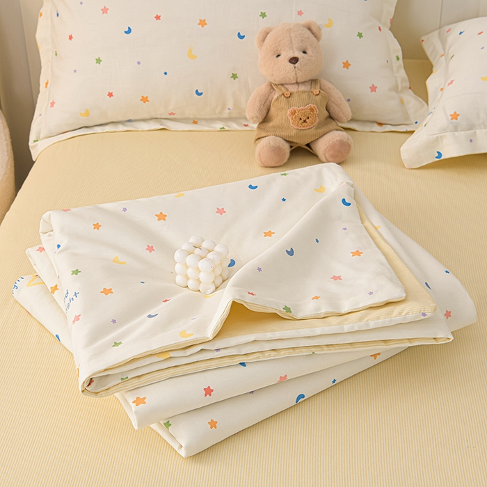 绘萱家居 2025新款 100%全棉纯棉印花夏被四件套【 花型持续更新】 X繁星