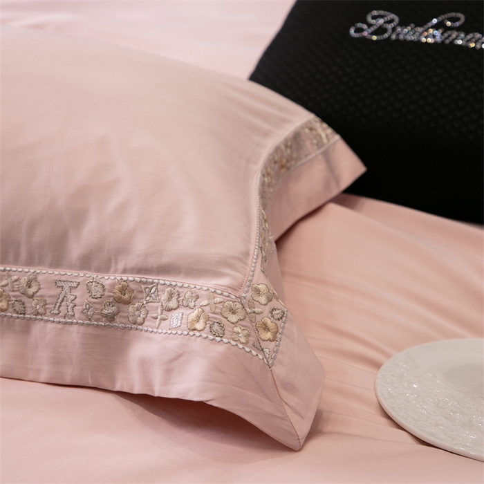 91家纺网 家纺一手货源 找家纺 （总）保罗圣迪奥 2025新款全棉长绒棉纯棉刺绣四件套--缇梵