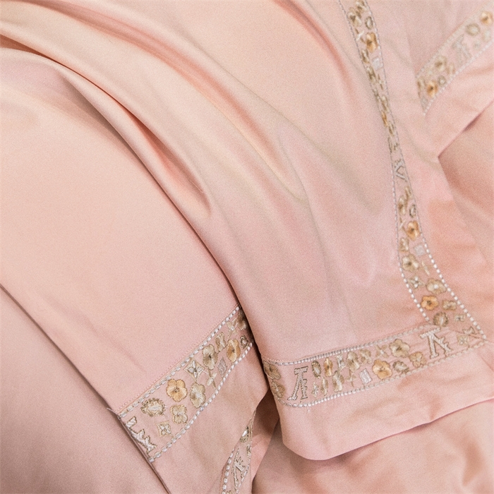 91家纺网 家纺一手货源 找家纺 （总）保罗圣迪奥 2025新款全棉长绒棉纯棉刺绣四件套--缇梵