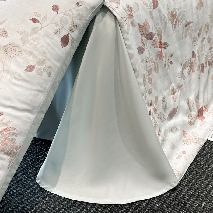 91家纺网 家纺一手货源 找家纺 慕晨 2025新款莱赛尔天丝数码印花四件套莱赛尔夏被四件套天丝夏凉被直播热款夏被被子被芯 藏幽 绿