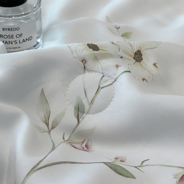 91家纺网 家纺一手货源 找家纺 慕晨 2025新款莱赛尔天丝数码印花四件套莱赛尔夏被四件套天丝夏凉被直播热款夏被被子被芯 阡陌