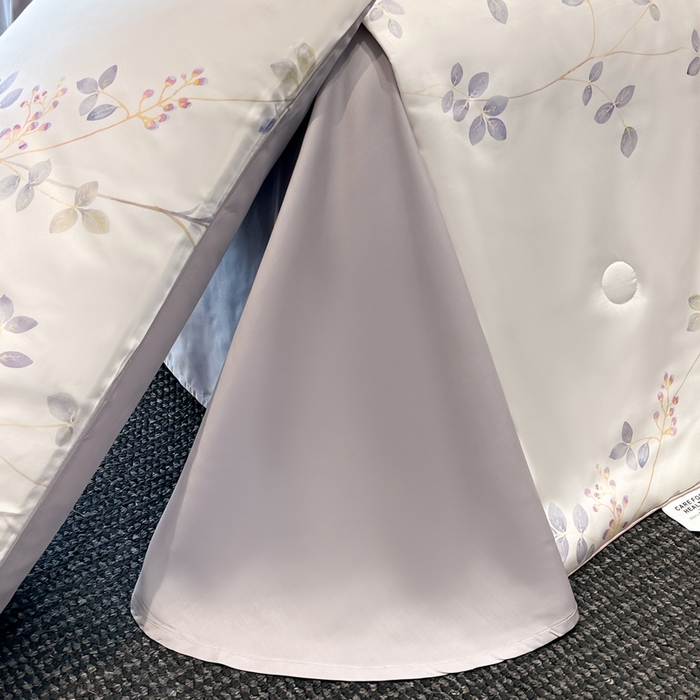 91家纺网 家纺一手货源 找家纺 慕晨 2025新款莱赛尔天丝数码印花四件套莱赛尔夏被四件套天丝夏凉被直播热款夏被被子被芯 星逸