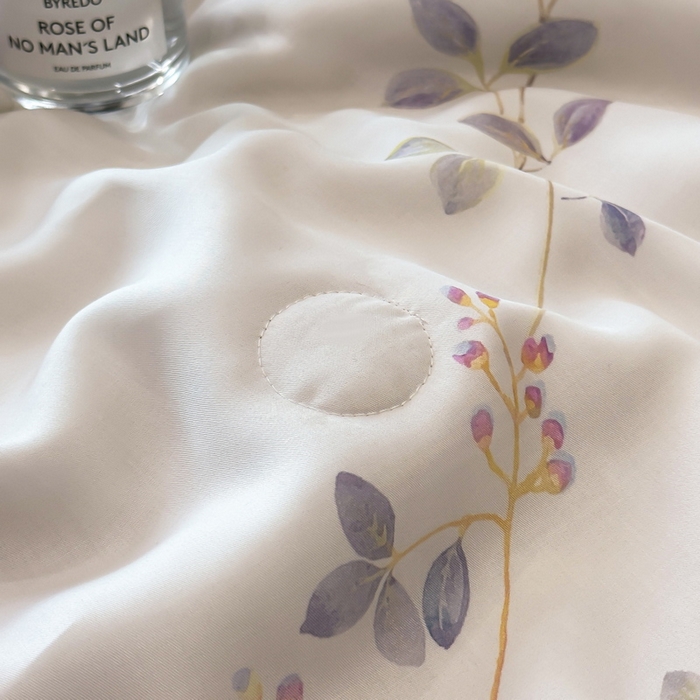 91家纺网 家纺一手货源 找家纺 慕晨 2025新款莱赛尔天丝数码印花四件套莱赛尔夏被四件套天丝夏凉被直播热款夏被被子被芯 星逸