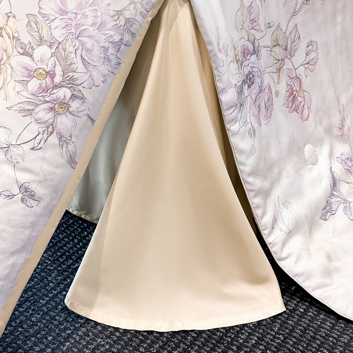 91家纺网 家纺一手货源 找家纺 慕晨 2025新款莱赛尔天丝数码印花四件套莱赛尔夏被四件套天丝夏凉被直播热款夏被被子被芯 韵眠 玉