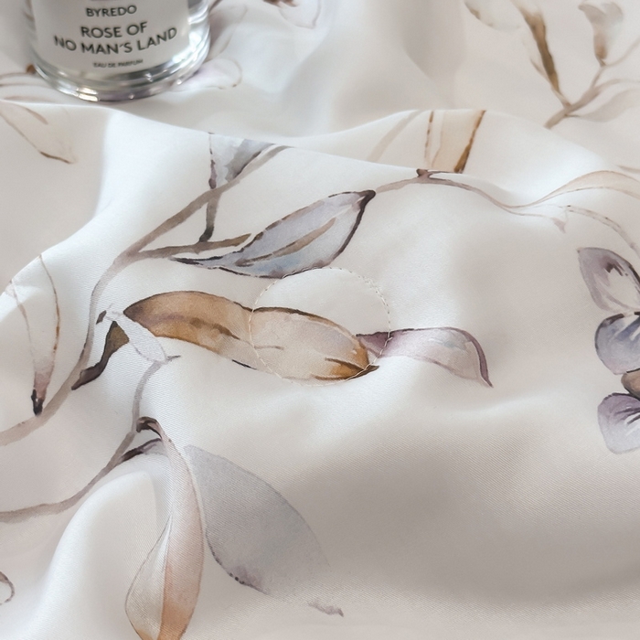 91家纺网 家纺一手货源 找家纺 慕晨 2025新款莱赛尔天丝数码印花四件套莱赛尔夏被四件套天丝夏凉被直播热款夏被被子被芯 枝雅