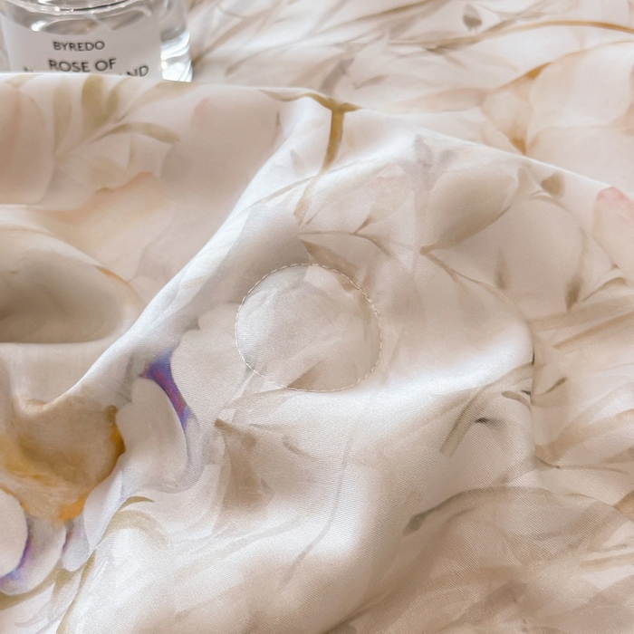 91家纺网 家纺一手货源 找家纺 慕晨 2025新款莱赛尔天丝数码印花四件套莱赛尔夏被四件套天丝夏凉被直播热款夏被被子被芯 芷韵 玉