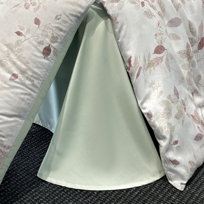 91家纺网 家纺一手货源 找家纺 慕晨 2025新款莱赛尔天丝数码印花四件套莱赛尔夏被四件套天丝夏凉被直播热款四件套 藏幽 绿