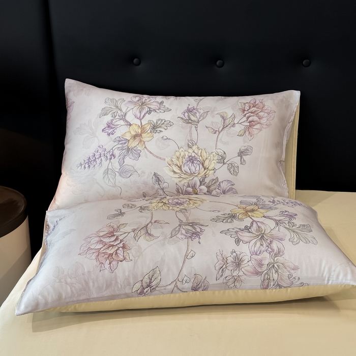 91家纺网 家纺一手货源 找家纺 慕晨 2025新款莱赛尔天丝数码印花四件套莱赛尔夏被四件套天丝夏凉被直播热款四件套 韵眠 玉