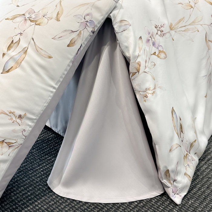 91家纺网 家纺一手货源 找家纺 慕晨 2025新款莱赛尔天丝数码印花四件套莱赛尔夏被四件套天丝夏凉被直播热款四件套 枝雅