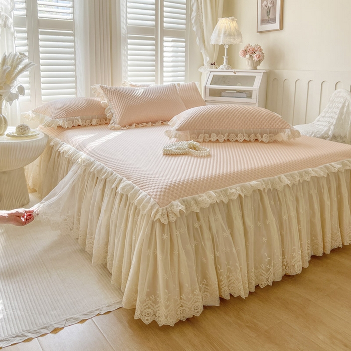 91家纺网 家纺一手货源 找家纺 恋尚 2025新款立体裸睡凉感冰豆豆席豆豆夏被夏凉被空调被四件套-伊米（控价265起） 伊米-清新玉