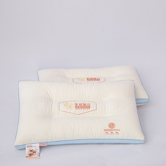 91家纺网 家纺一手货源 找家纺 （总）木子晗 2025新款羊绒蛋白枕头枕芯头天丝蛋白枕头枕芯