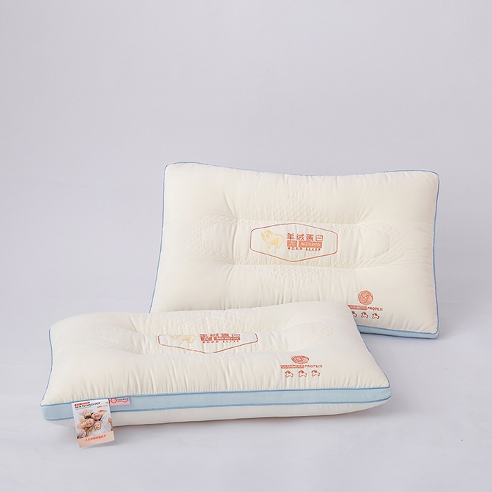91家纺网 家纺一手货源 找家纺 （总）木子晗 2025新款羊绒蛋白枕头枕芯头天丝蛋白枕头枕芯