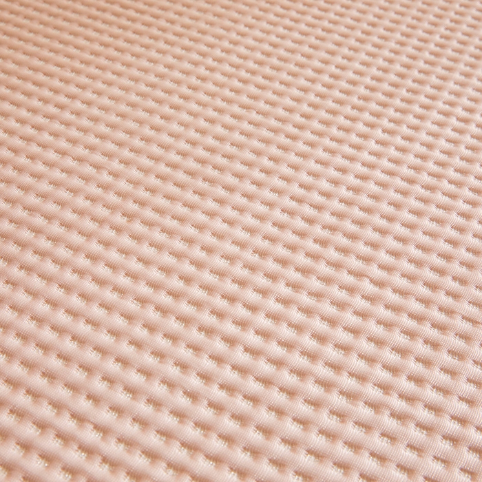 91家纺网 家纺一手货源 找家纺 全季家居 2025新款A类乙纶PE家族系列刺绣凉豆豆席凉席席子 熊猫家族-淡粉-床席款