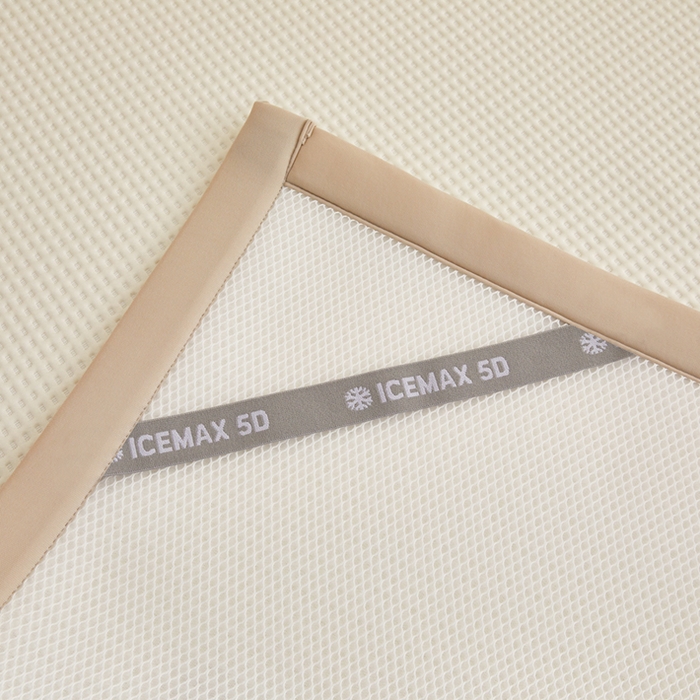 91家纺网 家纺一手货源 找家纺 全季家居 2025新款A类乙纶PE家族系列刺绣凉豆豆席凉席席子 熊猫家族-米黄-床席款