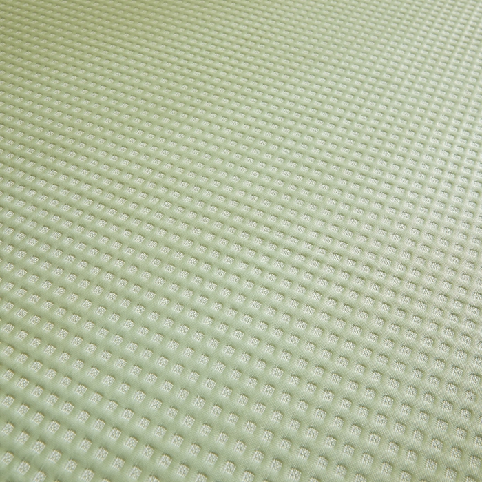 91家纺网 家纺一手货源 找家纺 全季家居 2025新款A类乙纶PE家族系列刺绣凉豆豆席凉席席子 熊猫家族-水绿-床席款