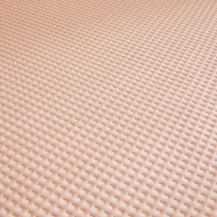 91家纺网 家纺一手货源 找家纺 全季家居 2025新款A类乙纶PE家族系列刺绣凉豆豆席凉席席子 快乐小熊-淡粉-床笠款