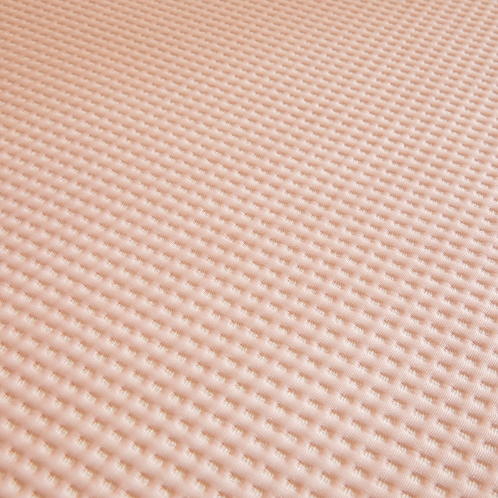 91家纺网 家纺一手货源 找家纺 全季家居 2025新款A类乙纶PE家族系列刺绣凉豆豆席凉席席子 熊猫家族-淡粉-床笠款