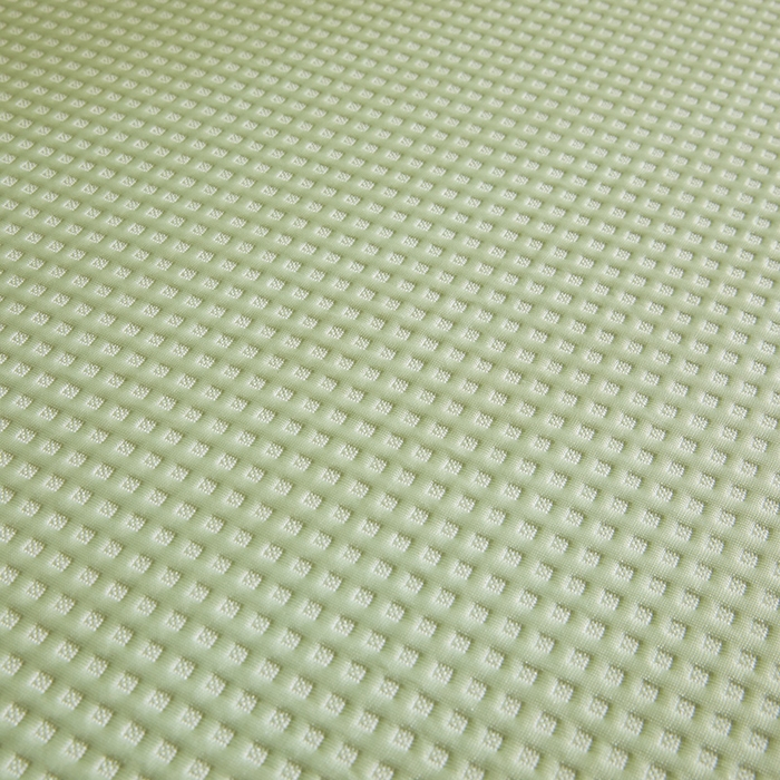 91家纺网 家纺一手货源 找家纺 全季家居 2025新款A类乙纶PE家族系列刺绣凉豆豆席凉席席子 熊猫家族-水绿-床笠款