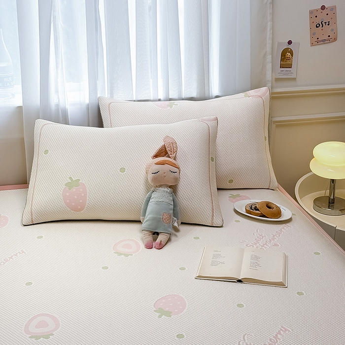 91家纺网 家纺一手货源 找家纺 （总）全季家居 2025新款A类乙纶PE卡通系列凉豆豆席凉席席子