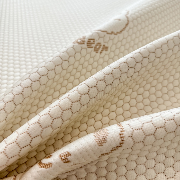 91家纺网 家纺一手货源 找家纺 全季家居 2025新款A类乙纶PE小动物系列凉豆豆席凉席席子 小熊-卡其-床席款