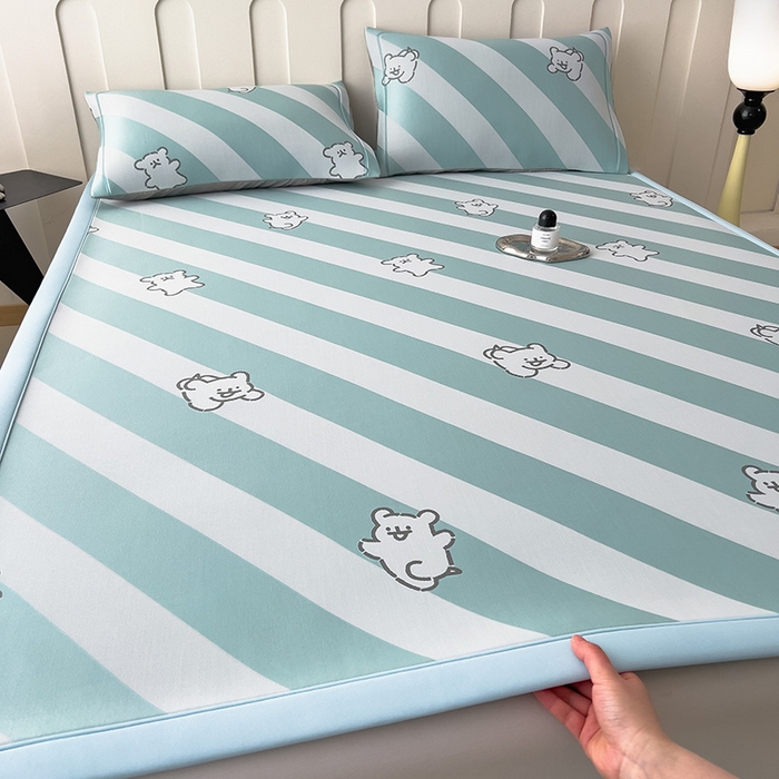 （总）全季家居 2025新款5A乙纶全PE卡通系列凉感软凉席席子