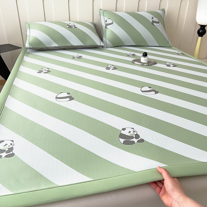 91家纺网 家纺一手货源 找家纺 （总）全季家居 2025新款5A乙纶全PE卡通系列凉感软凉席席子