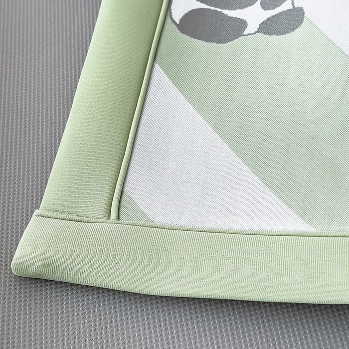 91家纺网 家纺一手货源 找家纺 全季家居 2025新款5A乙纶全PE卡通系列凉感软凉席席子 熊猫墩墩 床席