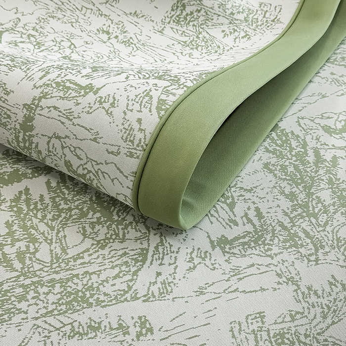 91家纺网 家纺一手货源 找家纺 （总）全季家居 2025新款5A乙纶全PE花卉轻奢提花凉感软凉席席子