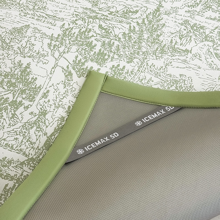 91家纺网 家纺一手货源 找家纺 （总）全季家居 2025新款5A乙纶全PE花卉轻奢提花凉感软凉席席子