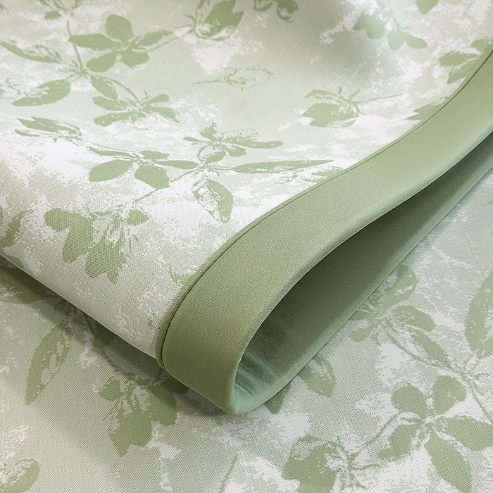 91家纺网 家纺一手货源 找家纺 全季家居 2025新款5A乙纶全PE花卉轻奢提花凉感软凉席席子 繁花似锦-浅绿 床席