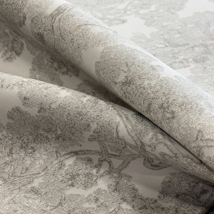 91家纺网 家纺一手货源 找家纺 全季家居 2025新款5A乙纶全PE花卉轻奢提花凉感软凉席席子 暗香疏影-浅灰 床席