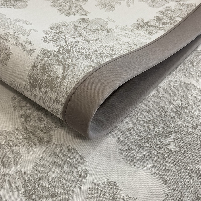 91家纺网 家纺一手货源 找家纺 全季家居 2025新款5A乙纶全PE花卉轻奢提花凉感软凉席席子 暗香疏影-浅灰 床席