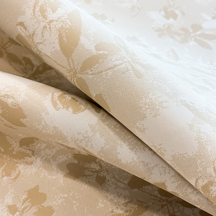 91家纺网 家纺一手货源 找家纺 全季家居 2025新款5A乙纶全PE花卉轻奢提花凉感软凉席席子 繁花似锦-浅咖 床席