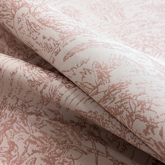 91家纺网 家纺一手货源 找家纺 全季家居 2025新款5A乙纶全PE花卉轻奢提花凉感软凉席席子 莫奈-淡粉 床席