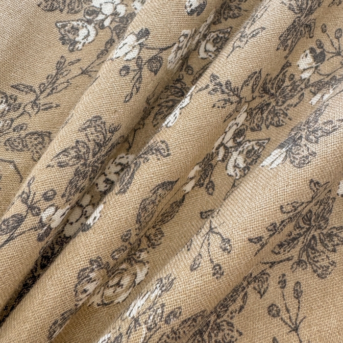 91家纺网 家纺一手货源 找家纺 简宜家居（朝初家纺） 2025新款40s全棉纯棉双层纱撞色蕾丝花边四件套 焦糖舒梦