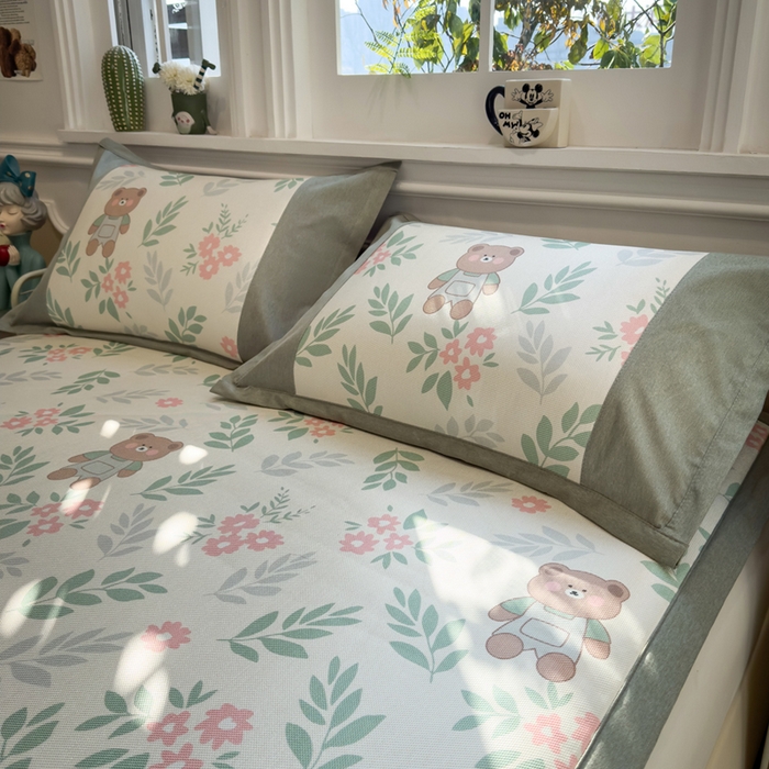 91家纺网 家纺一手货源 找家纺 （总）全季家居 2025春夏新款A类拼边数码印花单枕套 枕套单件