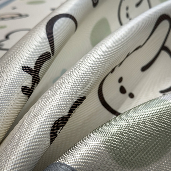 91家纺网 家纺一手货源 找家纺 全季家居 2025春夏新款A类拼边数码印花单枕套 枕套单件 太空兔