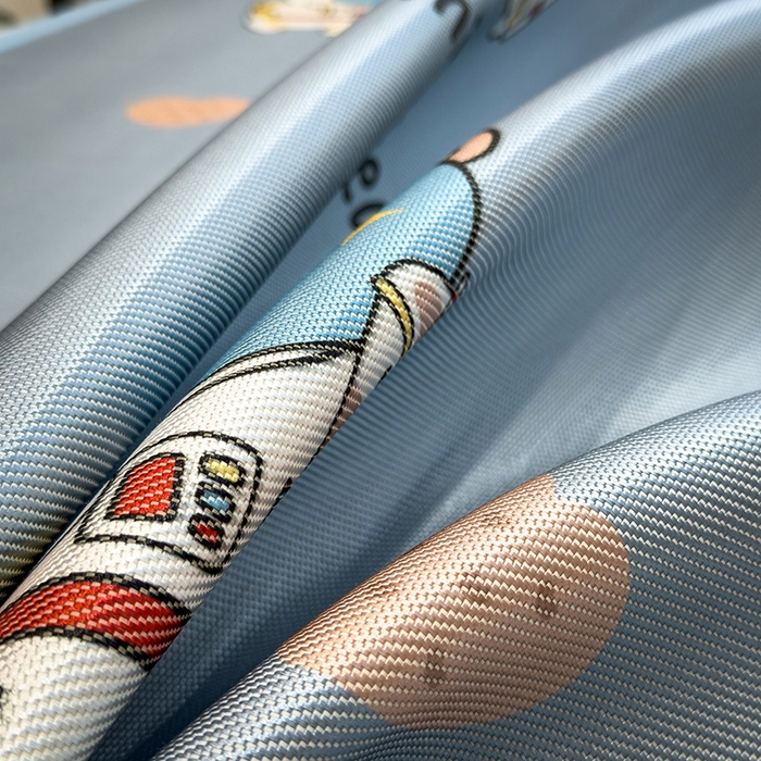 91家纺网 家纺一手货源 找家纺 全季家居 2025春夏新款A类拼边数码印花单枕套 枕套单件 宇航员