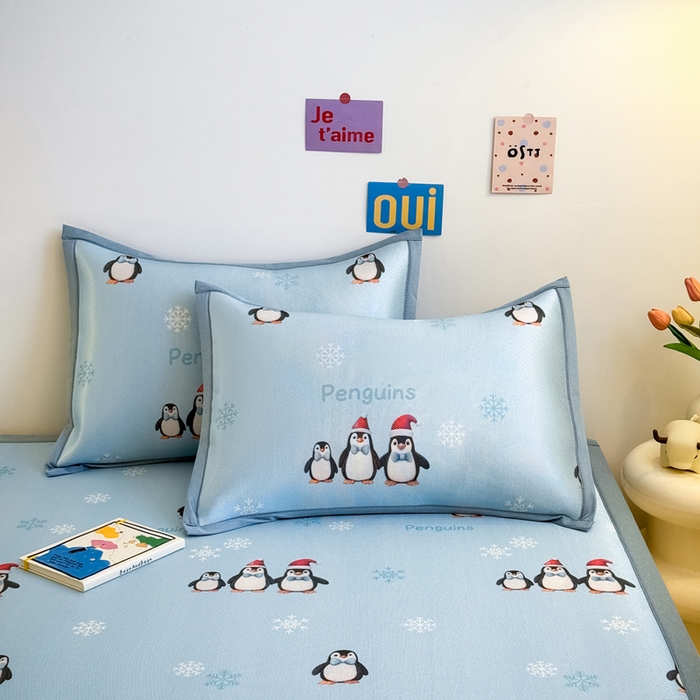 91家纺网 家纺一手货源 找家纺 （总）全季家居 2025春夏新款A类小清新数码印花单枕套 枕套单件