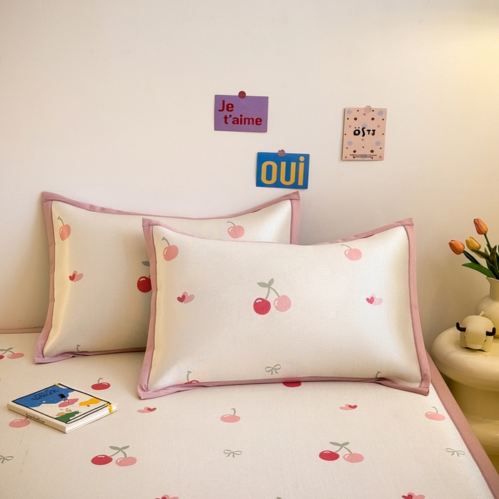 91家纺网 家纺一手货源 找家纺 （总）全季家居 2025春夏新款A类小清新数码印花单枕套 枕套单件