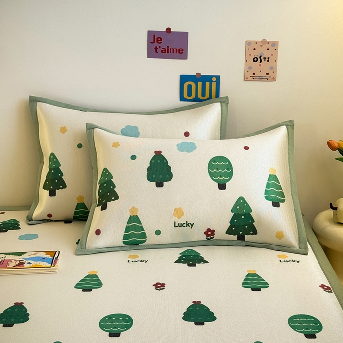 全季家居 2025春夏新款A类小清新数码印花单枕套 枕套单件 森林