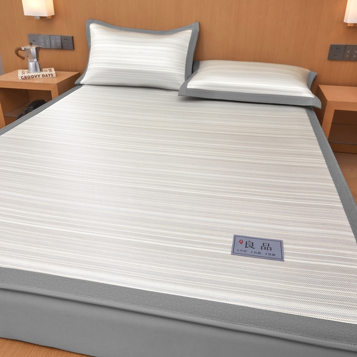 91家纺网 家纺一手货源 找家纺 （总）全季家居 2025新款5A抗菌防螨仿草席冰藤席凉席席子