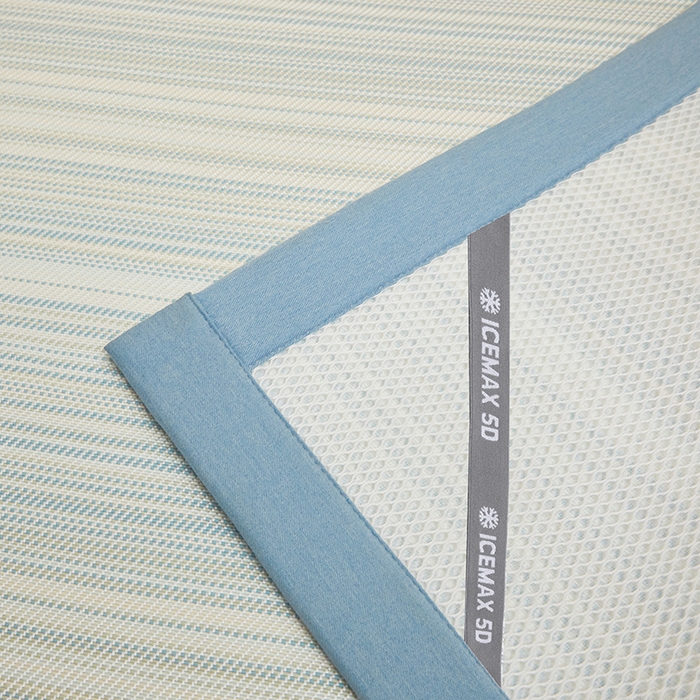 91家纺网 家纺一手货源 找家纺 全季家居 2025新款5A抗菌防螨仿草席冰藤席凉席席子 简生活-雅青 床席