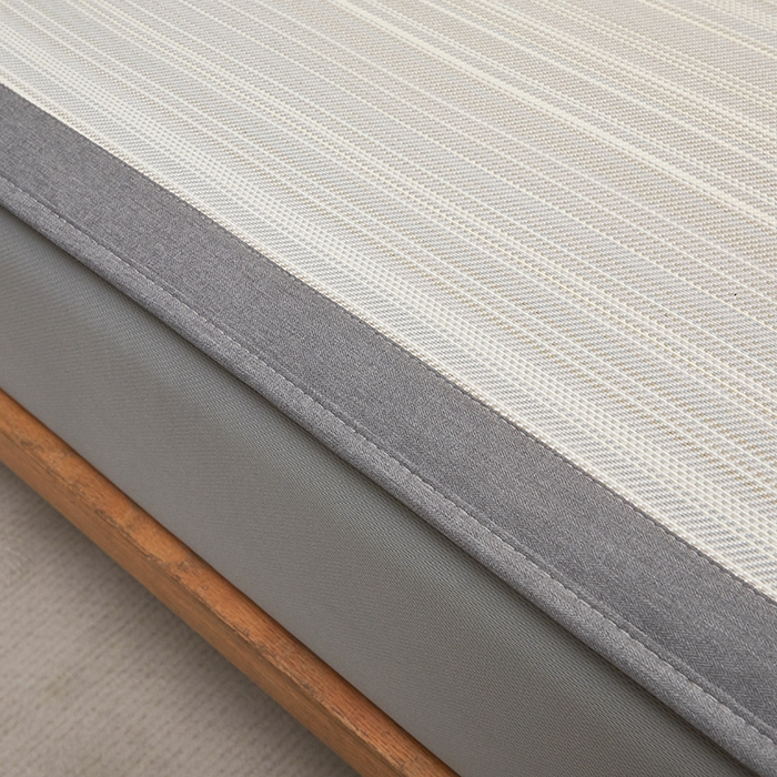 91家纺网 家纺一手货源 找家纺 全季家居 2025新款5A抗菌防螨仿草席冰藤席凉席席子 简生活-雅灰 床笠