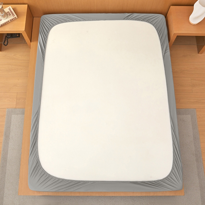 91家纺网 家纺一手货源 找家纺 全季家居 2025新款5A抗菌防螨仿草席冰藤席凉席席子 良品-雅灰 床笠