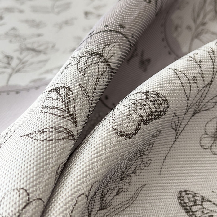 91家纺网 家纺一手货源 找家纺 全季家居 2025新款A类花卉系列数码印花冰藤席凉席席子 蝶舞秘境-浅咖 床席