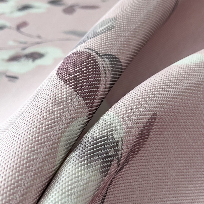 91家纺网 家纺一手货源 找家纺 全季家居 2025新款A类花卉系列数码印花冰藤席凉席席子 花漫舞曲-淡粉 床席