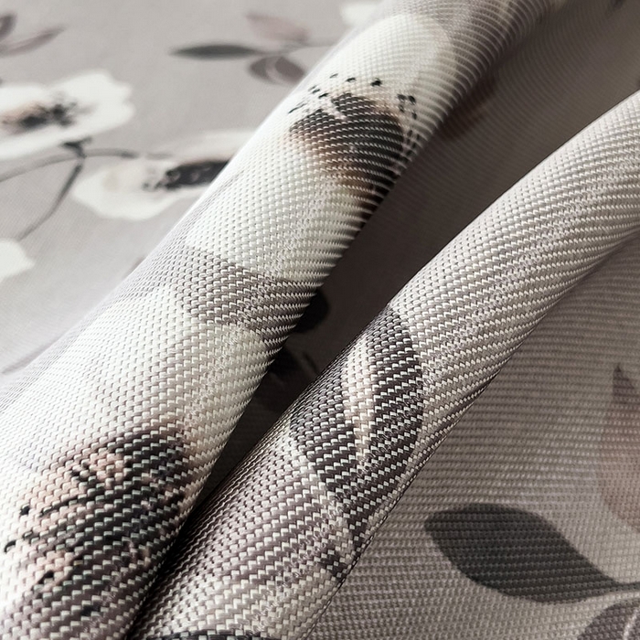 91家纺网 家纺一手货源 找家纺 全季家居 2025新款A类花卉系列数码印花冰藤席凉席席子 花漫舞曲-浅咖 床席