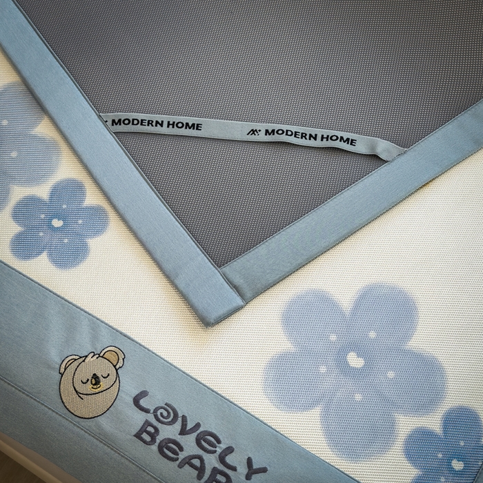 91家纺网 家纺一手货源 找家纺 全季家居 2025新款A类抗菌防螨数码印花冰藤席凉席席子 花朵 床席